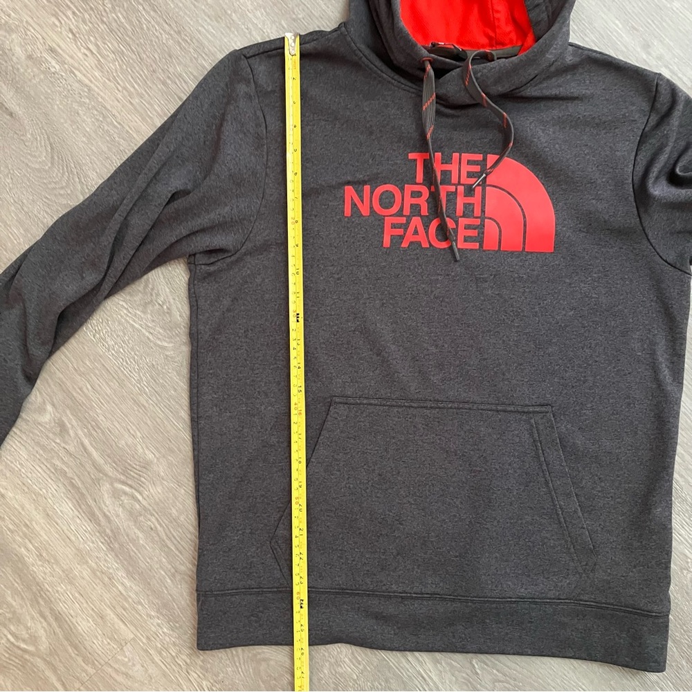 The North Face Half Dome Hoodie Gray Red Men’s  M Pullover Activewear Outdoor - Picture 9 of 11